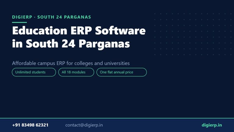DigiERP campus ERP software for colleges and universities in South 24 Parganas