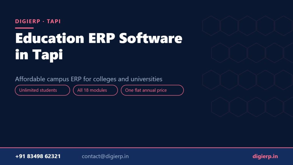 DigiERP campus ERP software for colleges and universities in Tapi