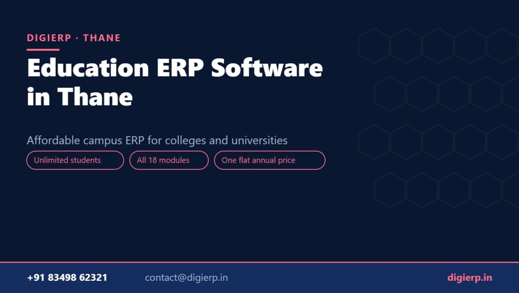 DigiERP campus ERP software for colleges and universities in Thane