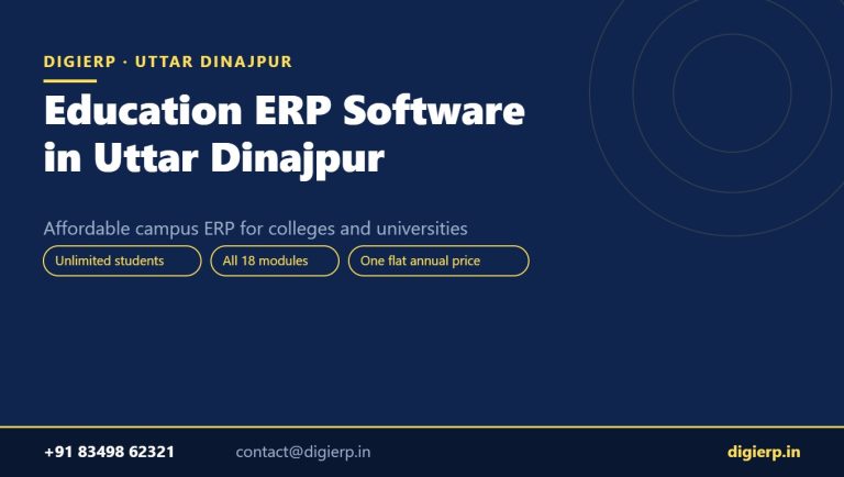 DigiERP campus ERP software for colleges and universities in Uttar Dinajpur