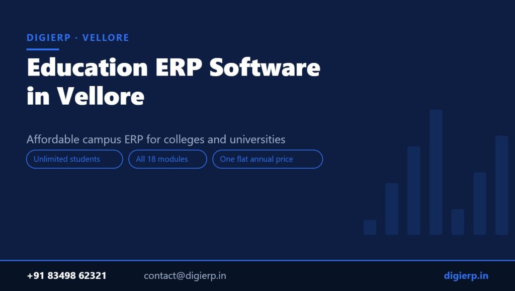 DigiERP campus ERP software for colleges and universities in Vellore