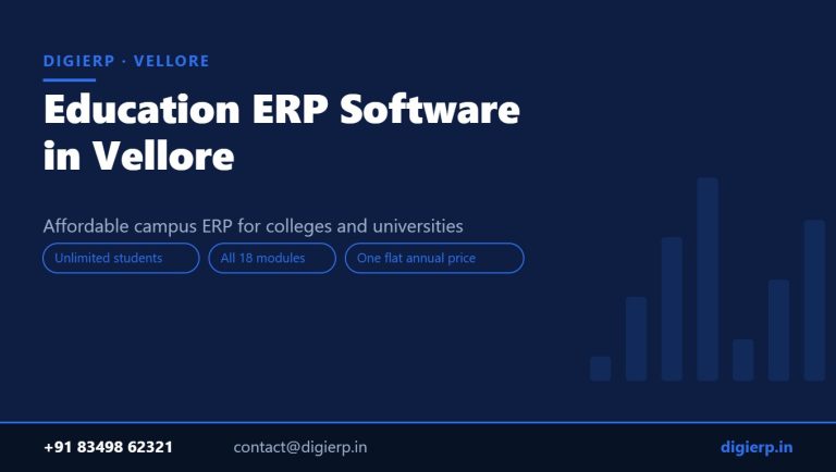 DigiERP campus ERP software for colleges and universities in Vellore