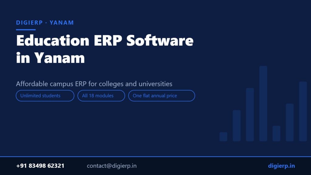DigiERP campus ERP software for colleges and universities in Yanam