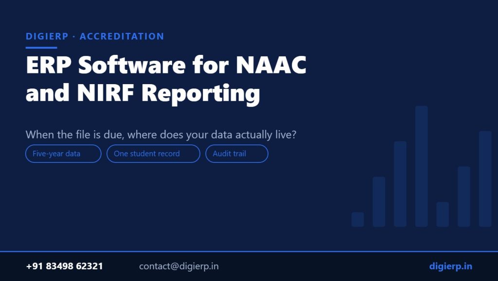 Education ERP software for NAAC and NIRF accreditation reporting in India