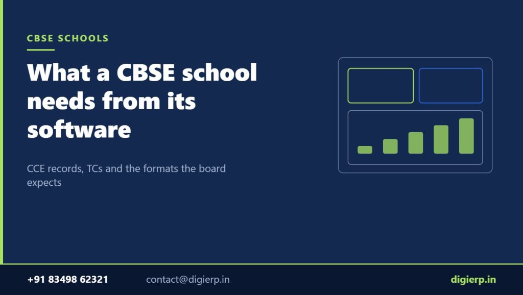 School management software for CBSE schools in India