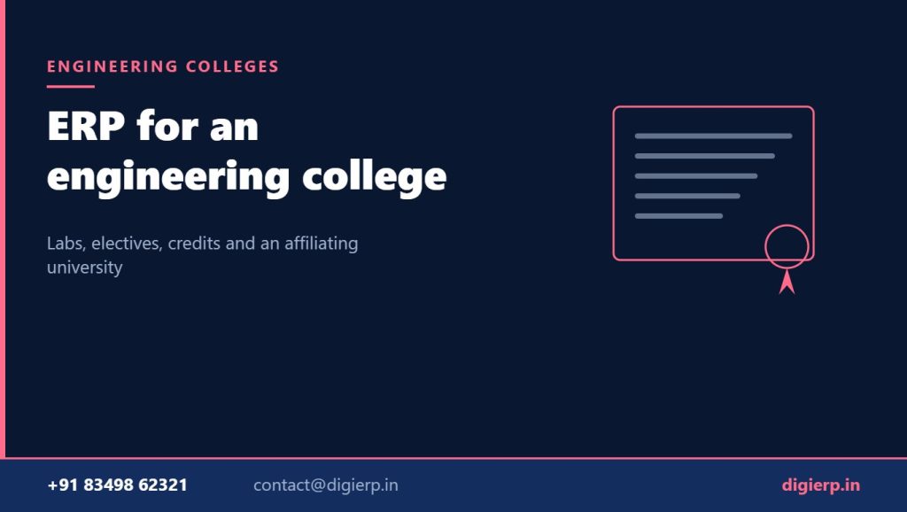 ERP software for engineering colleges in India