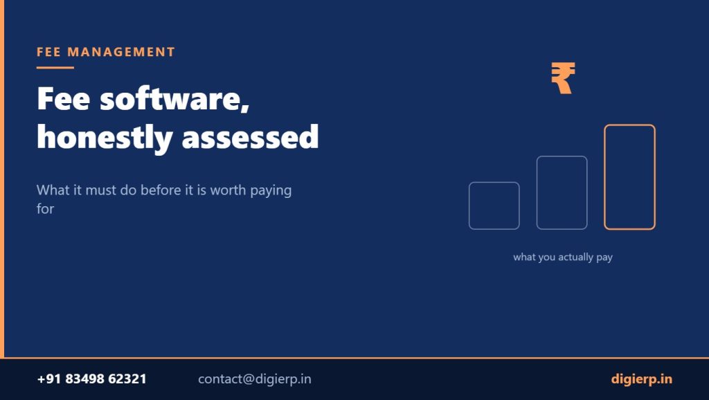 Fee management software for schools and colleges in India