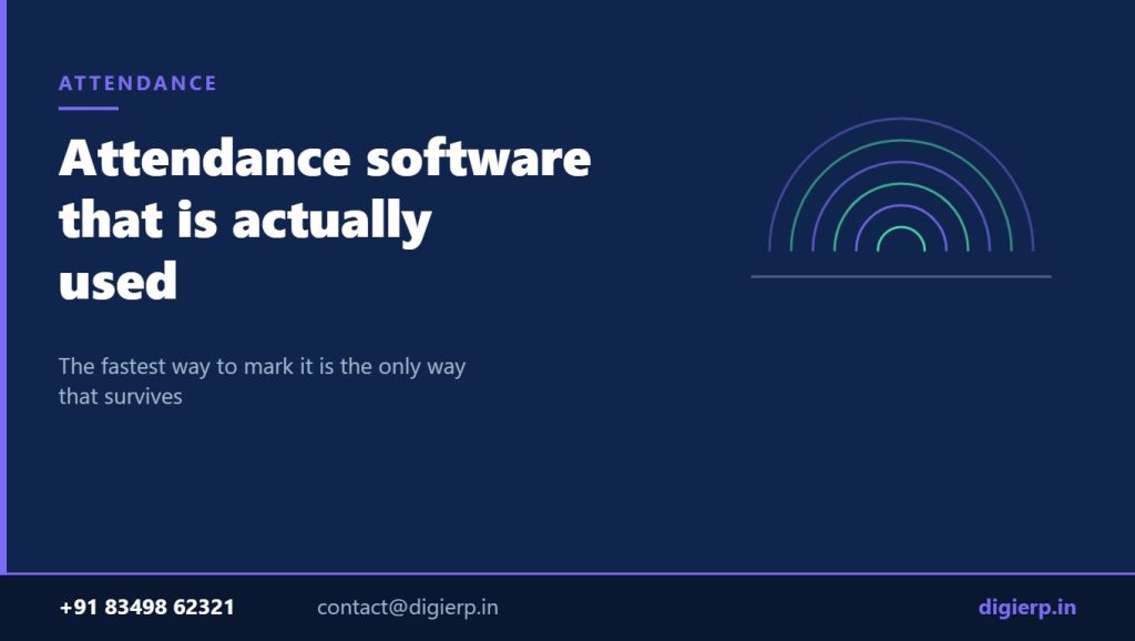 Student attendance management software for schools and colleges