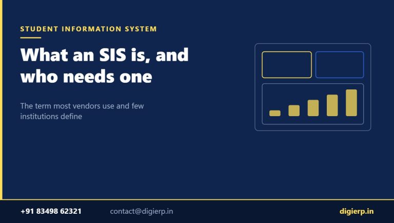 Student information system explained for Indian institutions